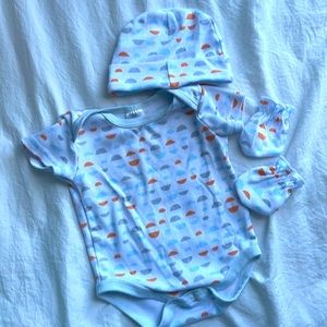 3-6 month indie matching set